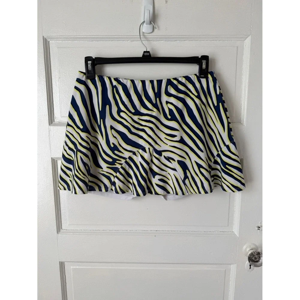 3/$20💥 Tail Tennis Skort Navy Yellow‎ & White Golf Athleisure Pickleball